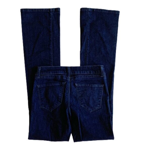 Yummie Boot Cut Jeans Slimming Dark Wash Mid Rise Slim Boot Cut Jeans Size 25 - Picture 4 of 12